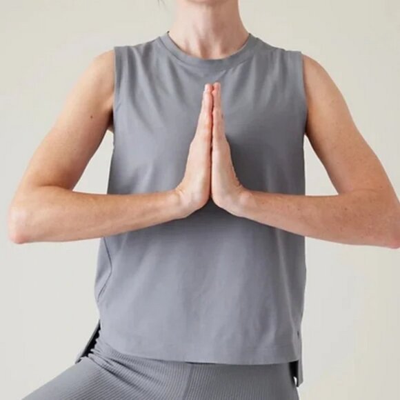 Athleta Tops - Athleta Effortless‎ Tank Women's Coastline Blue, Size L